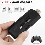 Console de jeu vidéo X2 Ultra avec double manette sans fil 2,4 GHz, 64 Go, 128 Go, 256 Go