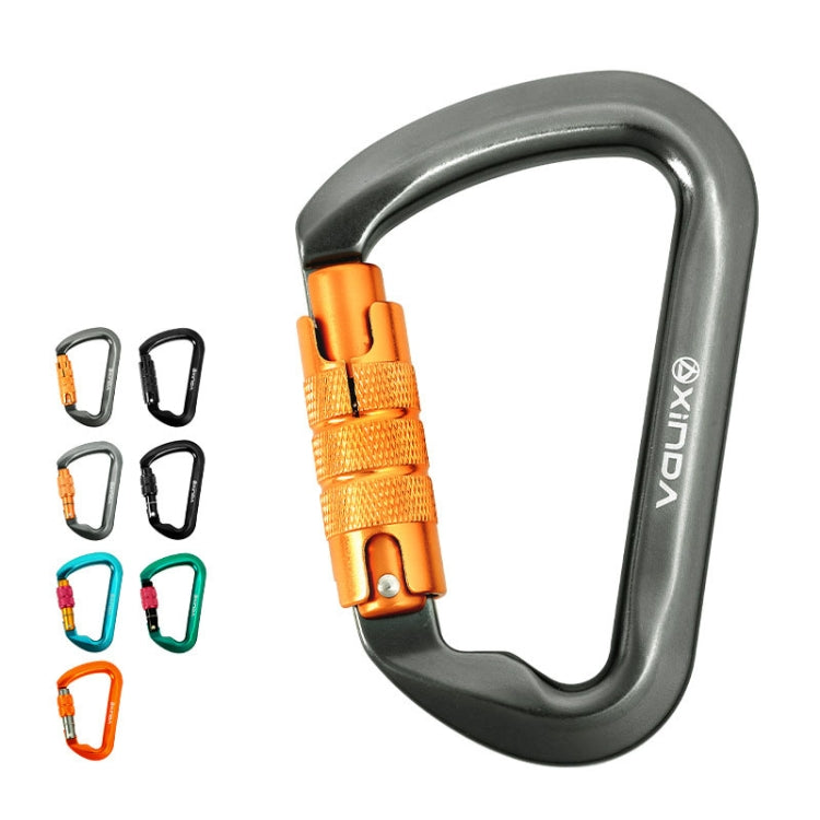 XINDA XD-8128 Outdoor Rock Climbing Load-bearing Carabiner Survive Kits, Automatic-Gray, Automatic-Black, Threaded-Gray, Threaded-Black, Threaded-Orange, Threaded-Blue, Threaded-Dark Green