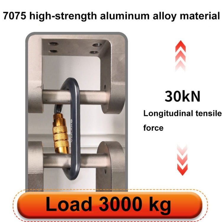 XINDA XD-8128 Outdoor Rock Climbing Load-bearing Carabiner Survive Kits, Automatic-Gray, Automatic-Black, Threaded-Gray, Threaded-Black, Threaded-Orange, Threaded-Blue, Threaded-Dark Green