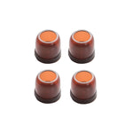 4pcs / Set Thickened Wear-Resistant Table And Chair Leg Covers Household Quiet Non-Slip Stool Foot Protector, Mini Small Round Transparent, Mini Small Round Light Gray, Mini Small Round Light Brown, Mini Small Square Transparent                        ...