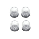 4pcs / Set Thickened Wear-Resistant Table And Chair Leg Covers Household Quiet Non-Slip Stool Foot Protector, Mini Small Round Transparent, Mini Small Round Light Gray, Mini Small Round Light Brown, Mini Small Square Transparent                        ...