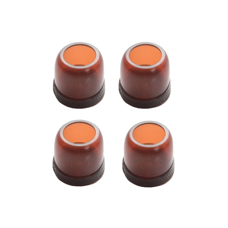 4pcs / Set Thickened Wear-Resistant Table And Chair Leg Covers Household Quiet Non-Slip Stool Foot Protector, Mini Small Round Transparent, Mini Small Round Light Gray, Mini Small Round Light Brown, Mini Small Square Transparent                        ...