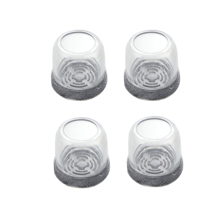 4pcs / Set Thickened Wear-Resistant Table And Chair Leg Covers Household Quiet Non-Slip Stool Foot Protector, Mini Small Round Transparent, Mini Small Round Light Gray, Mini Small Round Light Brown, Mini Small Square Transparent                        ...