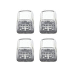 4pcs / Set Thickened Wear-Resistant Table And Chair Leg Covers Household Quiet Non-Slip Stool Foot Protector, Mini Small Round Transparent, Mini Small Round Light Gray, Mini Small Round Light Brown, Mini Small Square Transparent                        ...