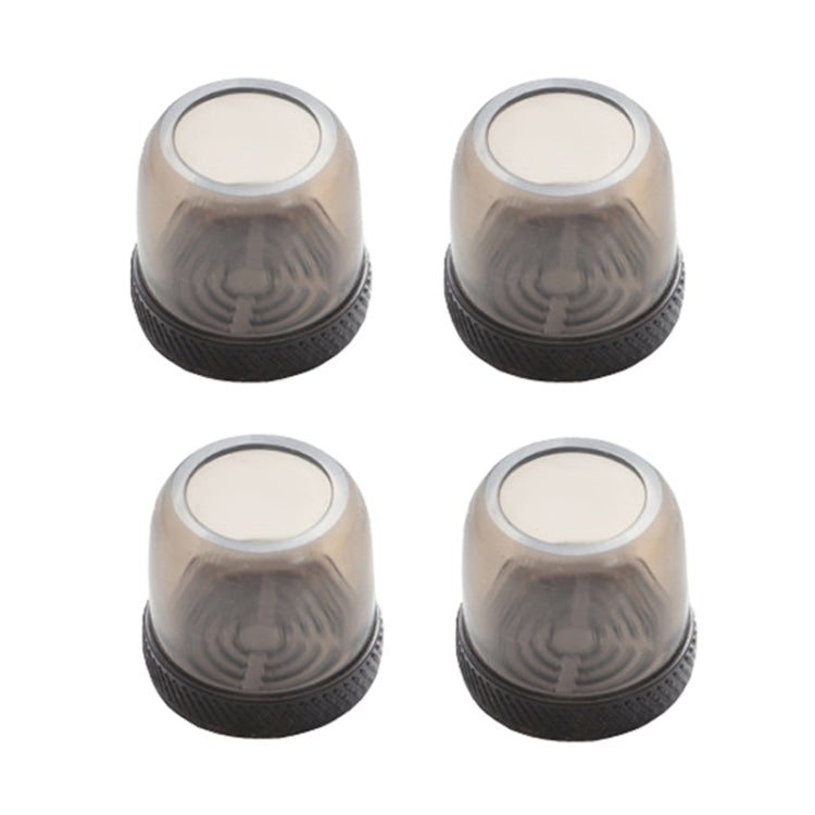 4pcs / Set Thickened Wear-Resistant Table And Chair Leg Covers Household Quiet Non-Slip Stool Foot Protector, Mini Small Round Transparent, Mini Small Round Light Gray, Mini Small Round Light Brown, Mini Small Square Transparent                        ...