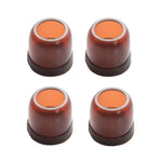 4pcs / Set Thickened Wear-Resistant Table And Chair Leg Covers Household Quiet Non-Slip Stool Foot Protector, Mini Small Round Transparent, Mini Small Round Light Gray, Mini Small Round Light Brown, Mini Small Square Transparent                        ...