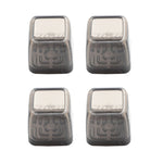 4pcs / Set Thickened Wear-Resistant Table And Chair Leg Covers Household Quiet Non-Slip Stool Foot Protector, Mini Small Round Transparent, Mini Small Round Light Gray, Mini Small Round Light Brown, Mini Small Square Transparent                        ...