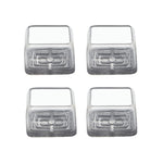 4pcs / Set Thickened Wear-Resistant Table And Chair Leg Covers Household Quiet Non-Slip Stool Foot Protector, Mini Small Round Transparent, Mini Small Round Light Gray, Mini Small Round Light Brown, Mini Small Square Transparent                        ...