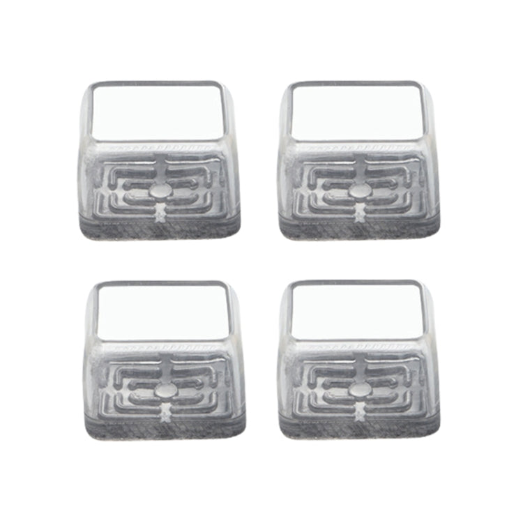 4pcs / Set Thickened Wear-Resistant Table And Chair Leg Covers Household Quiet Non-Slip Stool Foot Protector, Mini Small Round Transparent, Mini Small Round Light Gray, Mini Small Round Light Brown, Mini Small Square Transparent                        ...