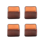 4pcs / Set Thickened Wear-Resistant Table And Chair Leg Covers Household Quiet Non-Slip Stool Foot Protector, Mini Small Round Transparent, Mini Small Round Light Gray, Mini Small Round Light Brown, Mini Small Square Transparent                        ...