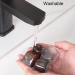 4pcs / Set Thickened Wear-Resistant Table And Chair Leg Covers Household Quiet Non-Slip Stool Foot Protector, Mini Small Round Transparent, Mini Small Round Light Gray, Mini Small Round Light Brown, Mini Small Square Transparent                        ...