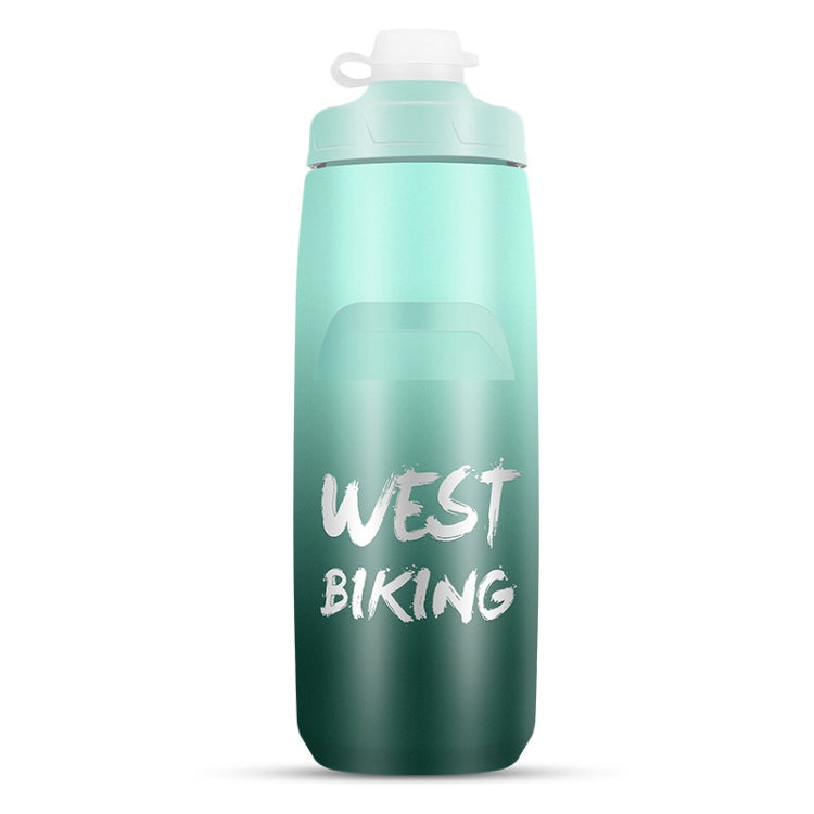 زجاجة ماء للدراجة WEST BIKING بسعة 750 مل كوب ماء محمول للدراجات الخارجية، تدرج أبيض وردي، تدرج أسود رمادي، تدرج أزرق، تدرج أخضر داكن، تدرج أخضر وردي، تدرج أصفر أخضر، تدرج أسود أخضر، تدرج أسود أحمر