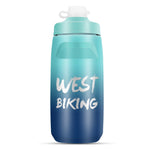 زجاجة ماء للدراجة WEST BIKING بسعة 620 مل كوب ماء محمول للدراجات الخارجية، تدرج أبيض وردي، تدرج أسود رمادي، تدرج أزرق، تدرج أخضر داكن، تدرج أخضر وردي، تدرج أصفر أخضر، تدرج أسود أخضر، تدرج أسود أحمر