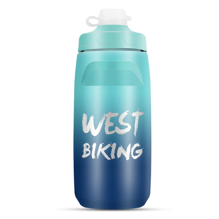 زجاجة ماء للدراجة WEST BIKING بسعة 620 مل كوب ماء محمول للدراجات الخارجية، تدرج أبيض وردي، تدرج أسود رمادي، تدرج أزرق، تدرج أخضر داكن، تدرج أخضر وردي، تدرج أصفر أخضر، تدرج أسود أخضر، تدرج أسود أحمر