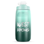 زجاجة ماء للدراجة WEST BIKING بسعة 620 مل كوب ماء محمول للدراجات الخارجية، تدرج أبيض وردي، تدرج أسود رمادي، تدرج أزرق، تدرج أخضر داكن، تدرج أخضر وردي، تدرج أصفر أخضر، تدرج أسود أخضر، تدرج أسود أحمر