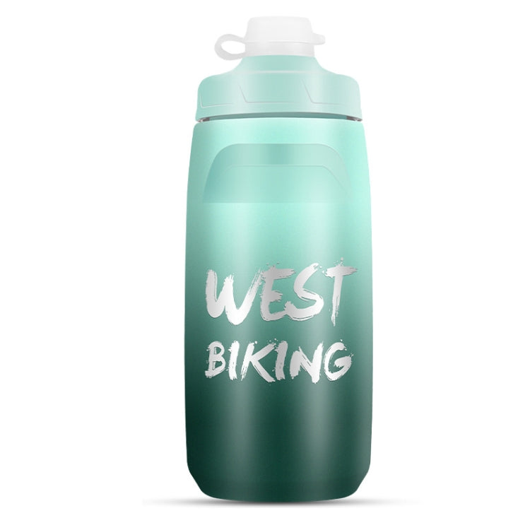 زجاجة ماء للدراجة WEST BIKING بسعة 620 مل كوب ماء محمول للدراجات الخارجية، تدرج أبيض وردي، تدرج أسود رمادي، تدرج أزرق، تدرج أخضر داكن، تدرج أخضر وردي، تدرج أصفر أخضر، تدرج أسود أخضر، تدرج أسود أحمر