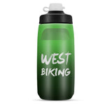 زجاجة ماء للدراجة WEST BIKING بسعة 620 مل كوب ماء محمول للدراجات الخارجية، تدرج أبيض وردي، تدرج أسود رمادي، تدرج أزرق، تدرج أخضر داكن، تدرج أخضر وردي، تدرج أصفر أخضر، تدرج أسود أخضر، تدرج أسود أحمر