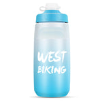 زجاجة ماء للدراجة WEST BIKING بسعة 620 مل كوب ماء محمول للدراجات الخارجية، تدرج أبيض وردي، تدرج أسود رمادي، تدرج أزرق، تدرج أخضر داكن، تدرج أخضر وردي، تدرج أصفر أخضر، تدرج أسود أخضر، تدرج أسود أحمر
