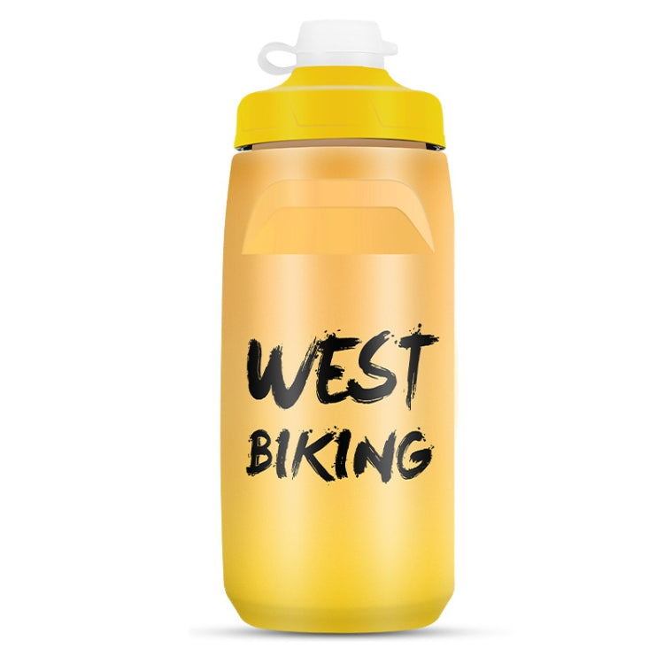 زجاجة ماء للدراجة WEST BIKING بسعة 620 مل كوب ماء محمول للدراجات الخارجية، تدرج أبيض وردي، تدرج أسود رمادي، تدرج أزرق، تدرج أخضر داكن، تدرج أخضر وردي، تدرج أصفر أخضر، تدرج أسود أخضر، تدرج أسود أحمر