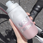 زجاجة ماء للدراجة WEST BIKING بسعة 620 مل كوب ماء محمول للدراجات الخارجية، تدرج أبيض وردي، تدرج أسود رمادي، تدرج أزرق، تدرج أخضر داكن، تدرج أخضر وردي، تدرج أصفر أخضر، تدرج أسود أخضر، تدرج أسود أحمر