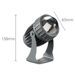 10W One Beam LED Spotlight Outdoor Waterproof Lighting Pillar Wall Light Remote Landscape Lamp, Choose 1 of 3 Colors, Choose 1 of 5 Colors