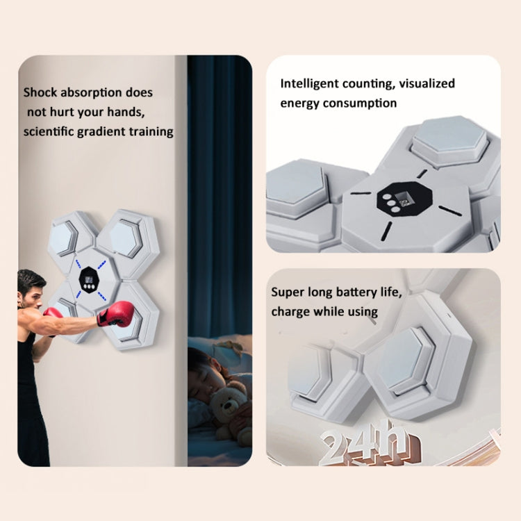 Bluetooth Music Boxing Machine Countable Rechargeable Fitness Equipment, Without Gloves Pink Blue, With Adult Gloves Pink Blue, With Child Golves Pink Blue, With Adult & Child Gloves Pink Blue, Without Gloves Blue, With Adult Gloves Blue               ...