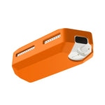 For Flipper Zero Electronic Pet Silicone Full-Cover Protective Case, Orange