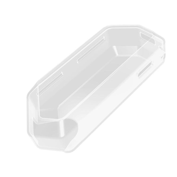 Étui de protection intégral en silicone transparent pour Flipper Zero Electronic Pet, blanc transparent, noir transparent