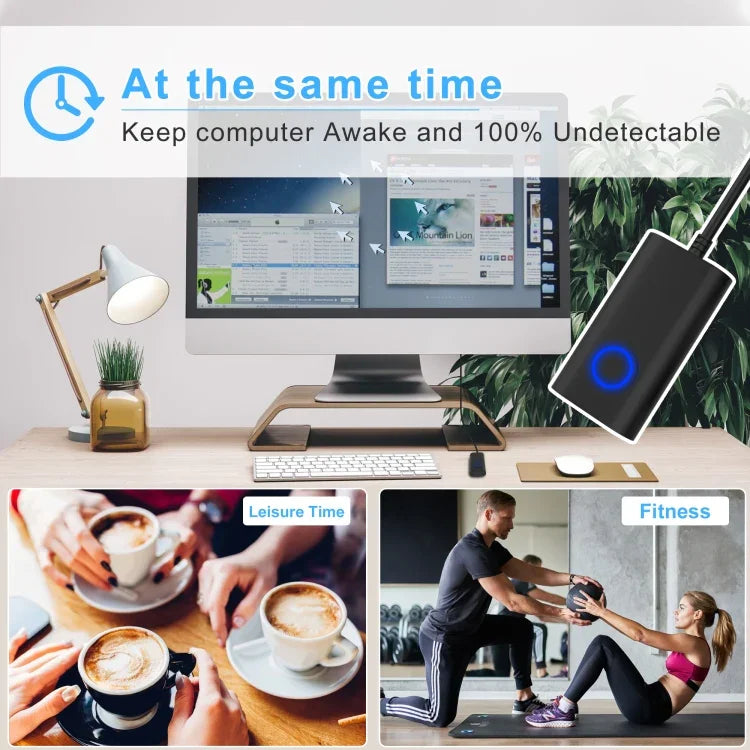 Virtual Mouse Prevents Computer Hibernation Fully Automatic Mouse Movement Paths, F-1
