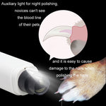Pet Fully Automatic Nail Grinder With LED Light