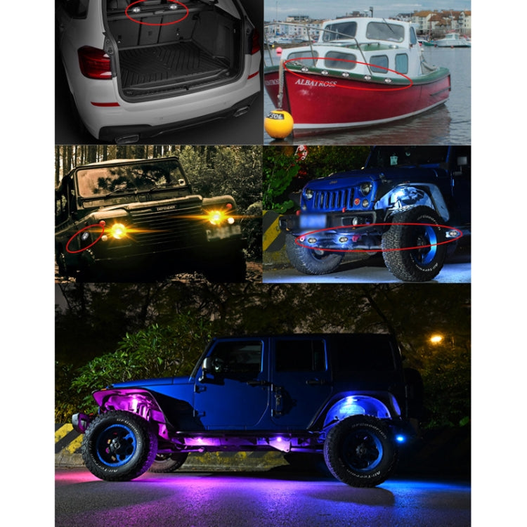 Car Chassis Light RGB Colorful Atmosphere Light, 8 in 1, 10 in 1, 12 in 1