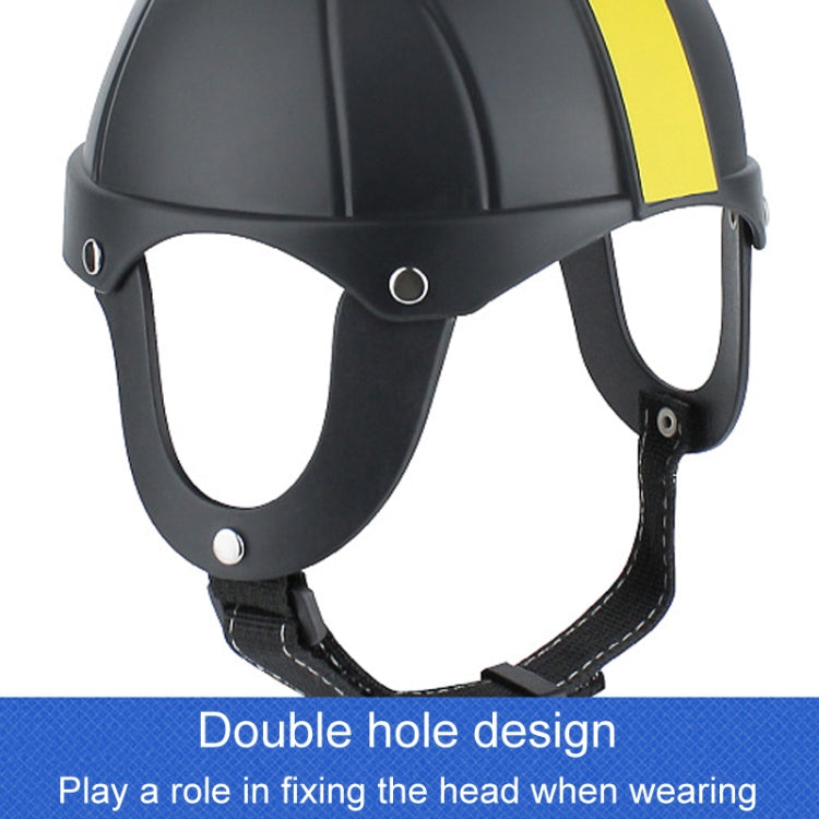 Pet Helmet Dogs And Cats Rugby Hat Accessories, S, M