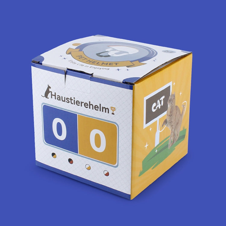 Pet Helmet Dogs And Cats Rugby Hat Accessories, S, M