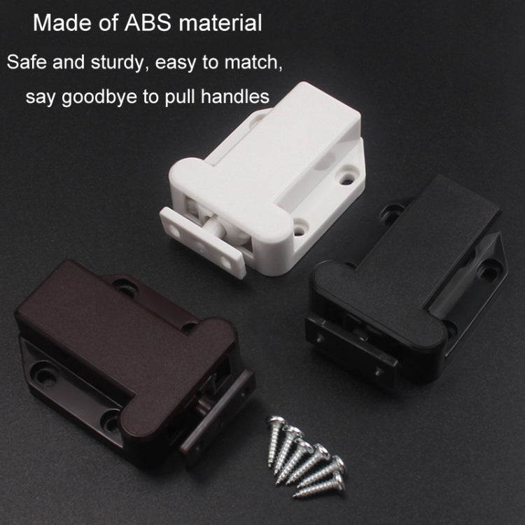 Bouncing Press Type Cabinet Door Catches Self Lock Hidden Drawer Cupboard Door Closer