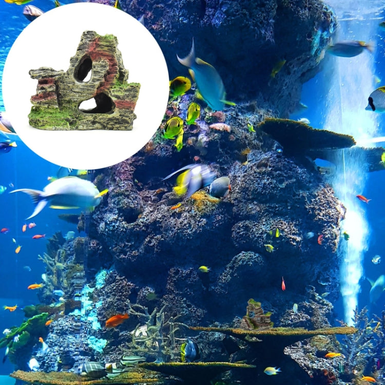 Aquarium Aquascape Accessories Resin Fish Tank Wigwam Landscape Decoration, Model A, Model B, Model C, Model D