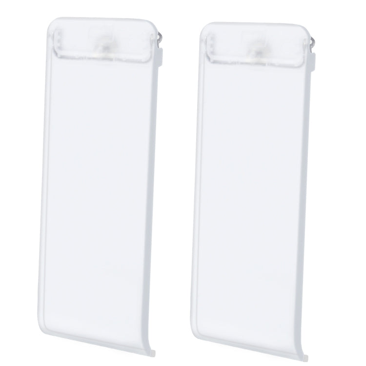 Support de béquille arrière de rechange pour console Nintendo Switch (lot de 2), blanc transparent, noir, blanc, rouge, bleu