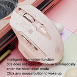 Inphic F8 2.4G Wireless Mute Charging Computer Gaming Mouse, F8