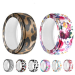 For Samsung Galaxy Ring / Oura Ring Silicone Elastic Printing Cover Scratch Resistant Case, S, M