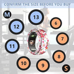For Samsung Galaxy Ring / Oura Ring Silicone Elastic Printing Cover Scratch Resistant Case, S, M