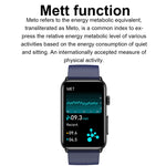 Smart Watch Ring ECG Temperature Heart Rate Blood Pressure Health Bluetooth Talking Watch, Black Silicone, Red Silicone, Blue Silicone, Black Leather, Brown Leather