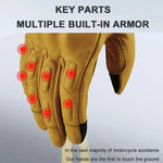 GHOST RACING Motorcycle Riding Anti-fall Warm Breathable Full-finger Gloves, M, L, XL, XXL