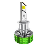 Pair 100W LED Double Copper Tube Aluminum Alloy Waterproof Car Headlight, 9005, 9006, 9012, H1, H4, H7, H11