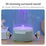 Portable Colorful Atmosphere Light Jellyfish Rhythmic Bluetooth Speaker, K19