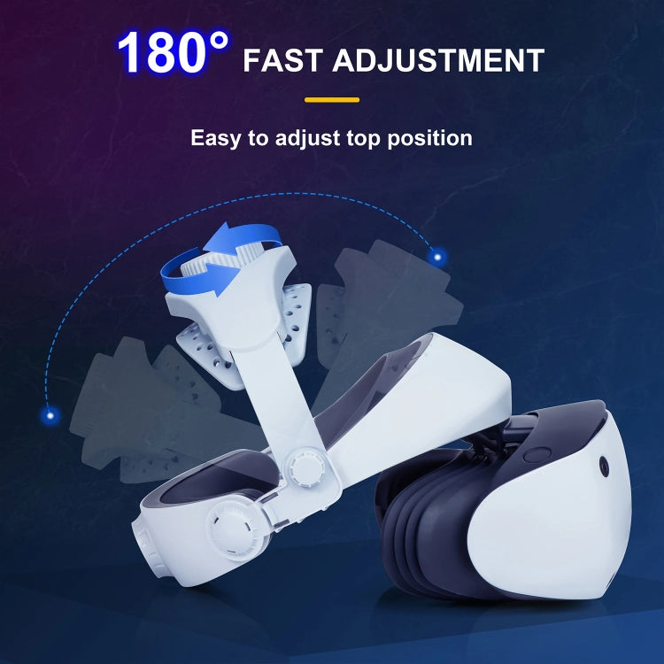 DEVASO For PlayStation VR 2 Elite Headband Non-Slip Comfortable Weight Reducing Headband, For PlayStation VR 2 ABS