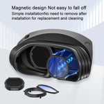 DEVASO For PlayStation VR 2 6 In 1 Magnetic Glasses Anti-Scratch Protective Cover, 6 In 1