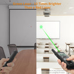 Doosl DSIT037 300m Long Distance Laser Remote Control Green Light Page Turner, DSIT037