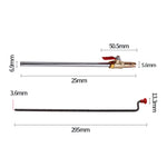 Car Tire Hand-crank Fast Inflation Rod Universal Air Filling Rod, Without Meter, With Meter