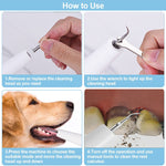 Pet Ultrasonic Teeth Cleaner Dog Electric Teeth Cleaning Tool Home Dentistry Tartar Remover