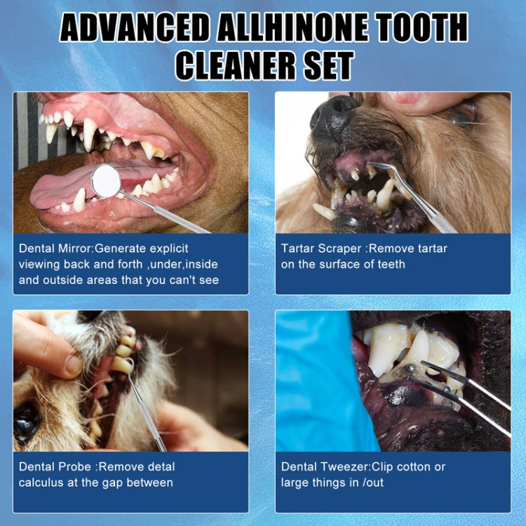 Pet Ultrasonic Teeth Cleaner Dog Electric Teeth Cleaning Tool Home Dentistry Tartar Remover