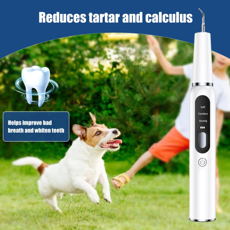 Pet Ultrasonic Teeth Cleaner Dog Electric Teeth Cleaning Tool Home Dentistry Tartar Remover
